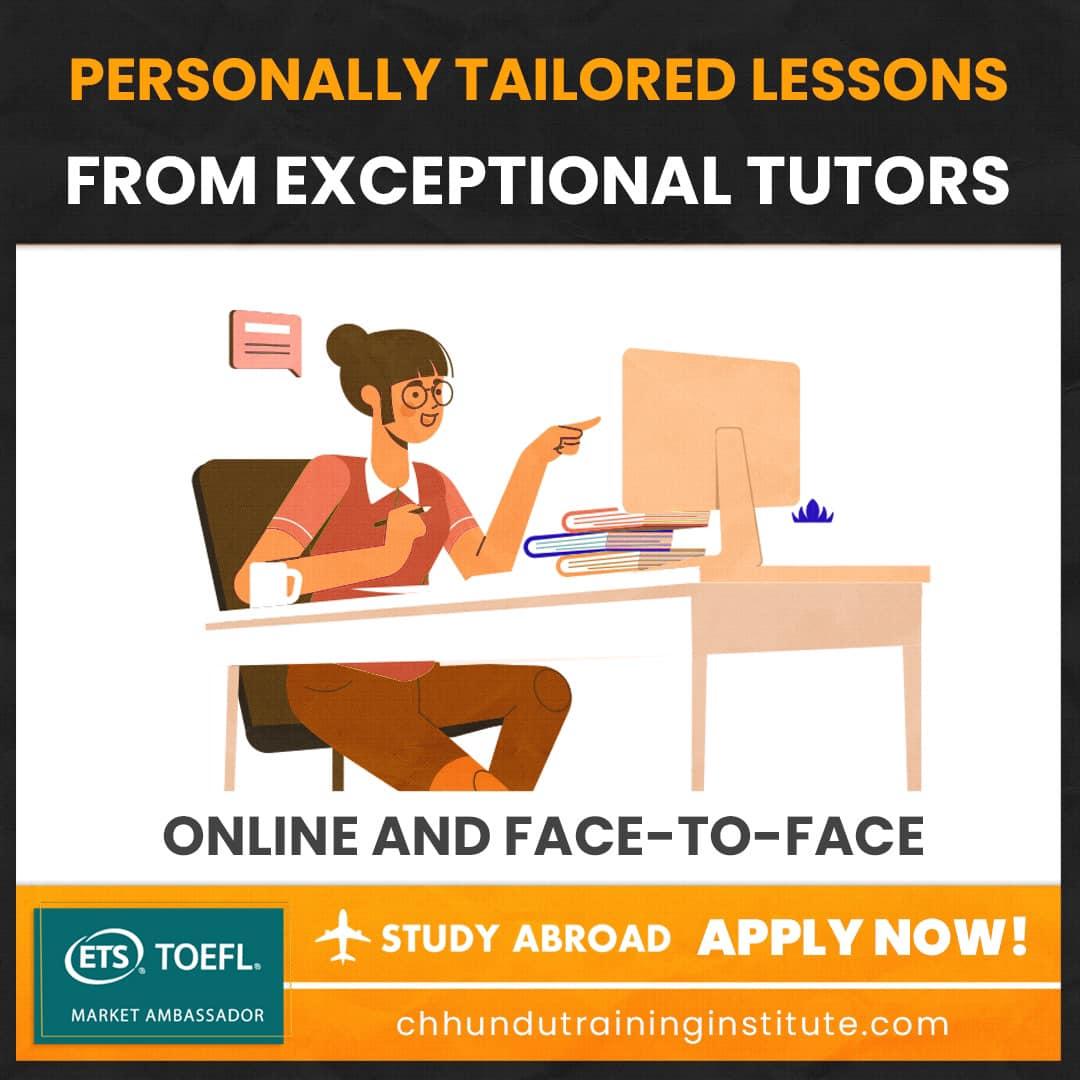 Get help from certified tutors at the best IELTS institute in Bhutan