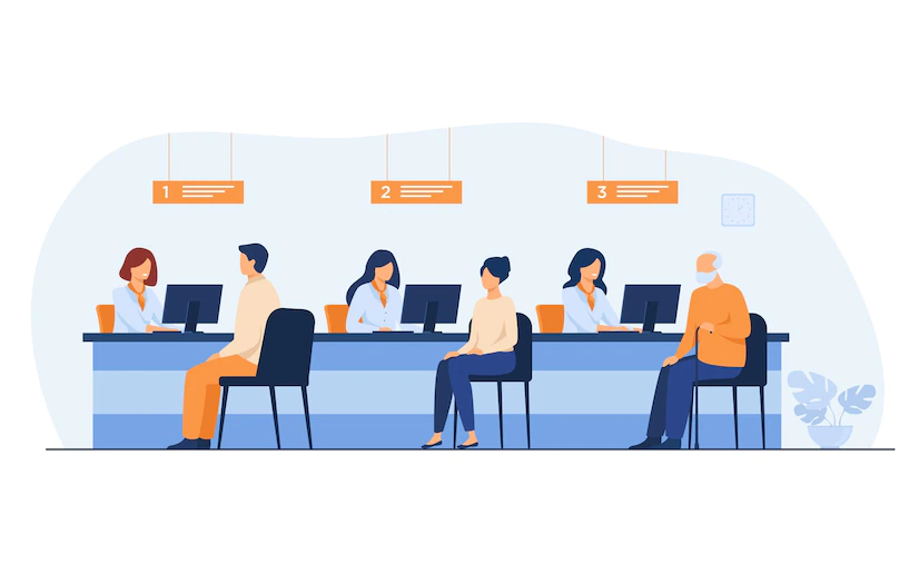 finance-managers-working-with-clients-isolated-flat-vector-illustration-cartoon-people-sitting-bank-office-money-exchange